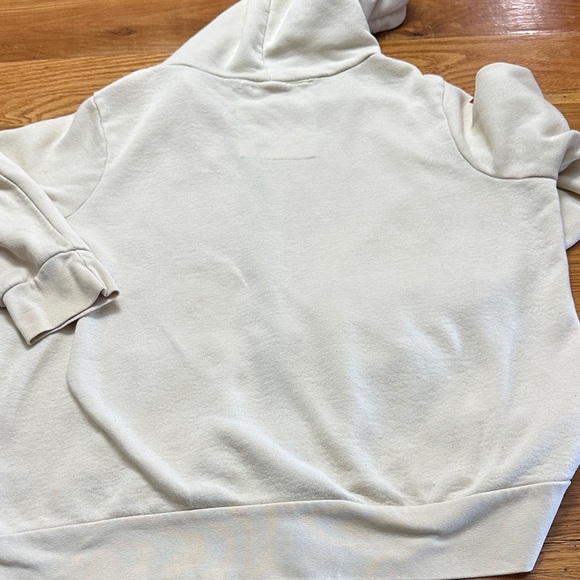 Aviator Nation Cream Hoodie with Rainbow Details - Picture 8 of 9